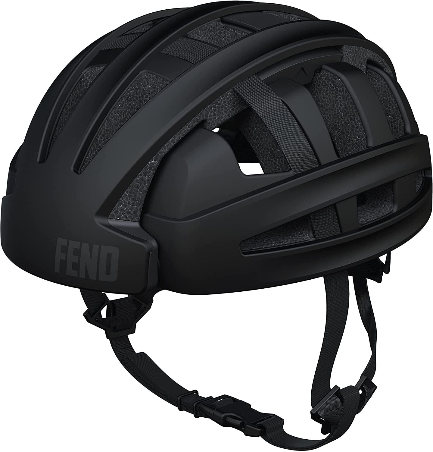 FEND One Foldable Bike Helmet - Adult Mens and Womens Bike Helmet - Safety Certified for Bicycle Road Bike Scooter Cycling Commuter Helmet