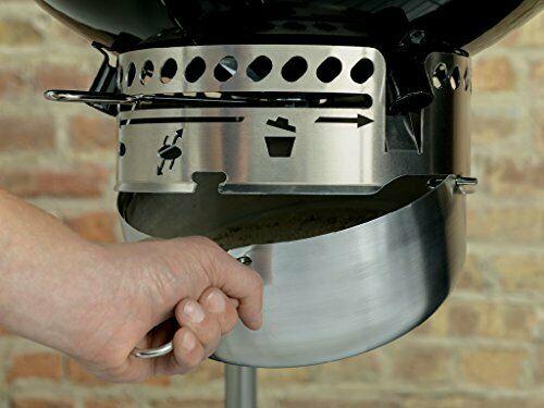 15501001 Performer Deluxe Charcoal Grill, 22-Inch, Touch-N-Go Gas Ignition