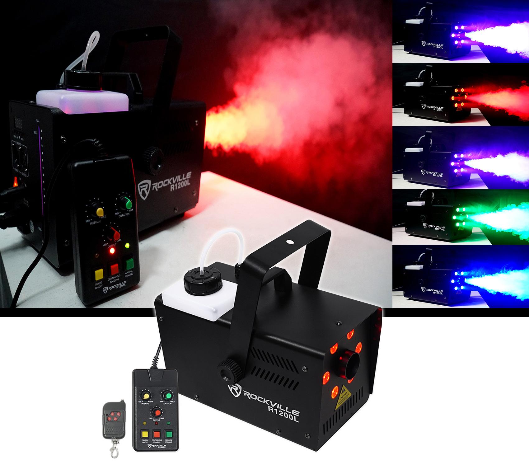 Chauvet Intimidator Wave 360 IRC (4) Moving Rotating Heads+LED Fogger+Controller