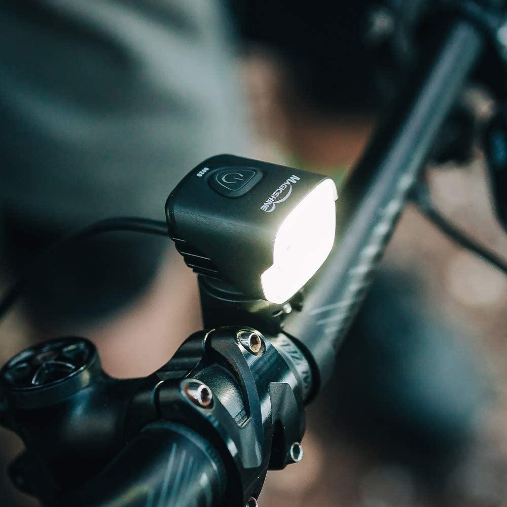 Magicshine MJ-900S MJ-906S MTB Headlight, 1500/4500 Lumen Output, Compact & Durable, IPX6 Waterproof, USB Rechargeable Headlight for Road, Mountain, Commuter Bicycles