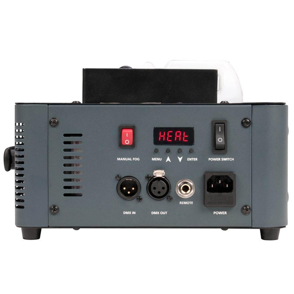 AMERICAN DJ Fog Fury Jett Fog Machine & LED Light Effect w/ Remote + HDF Fluid