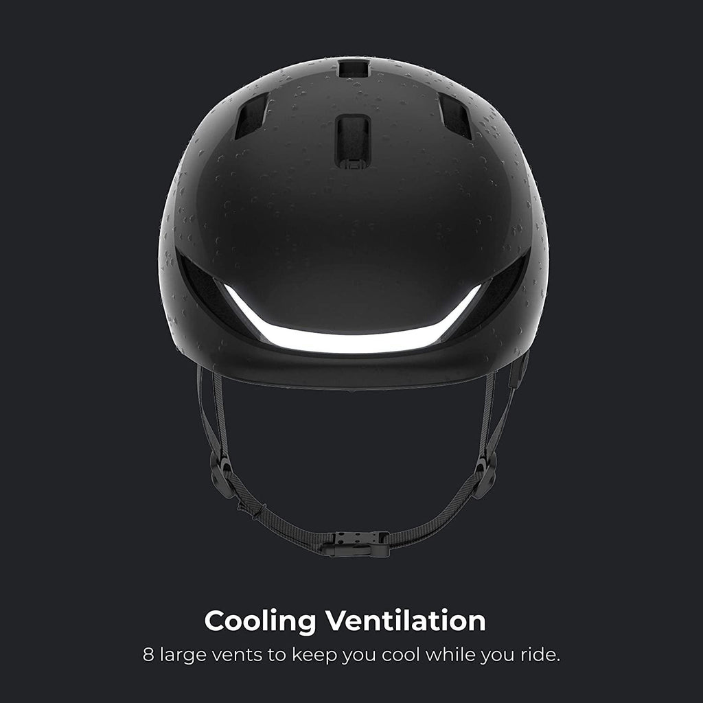 Lumos Street Smart Helmet | Urban | Skateboard, Scooter, Bike Accessories | Adult: Men, Women | Front and Rear LED Lights | Turn Signals | Brake Lights | Bluetooth Connected