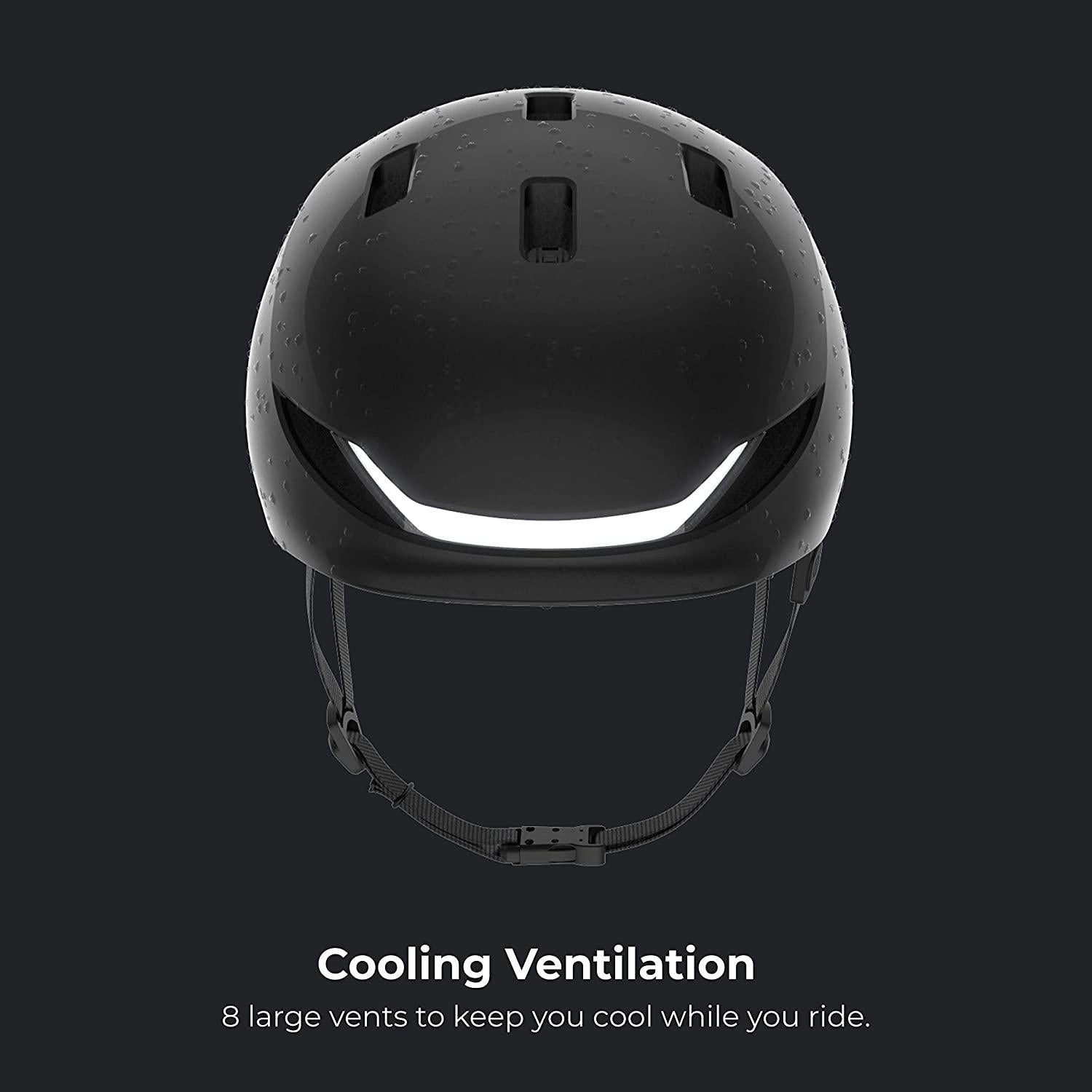 Lumos Street Smart Helmet | Urban | Skateboard, Scooter, Bike Accessories | Adult: Men, Women | Front and Rear LED Lights | Turn Signals | Brake Lights | Bluetooth Connected
