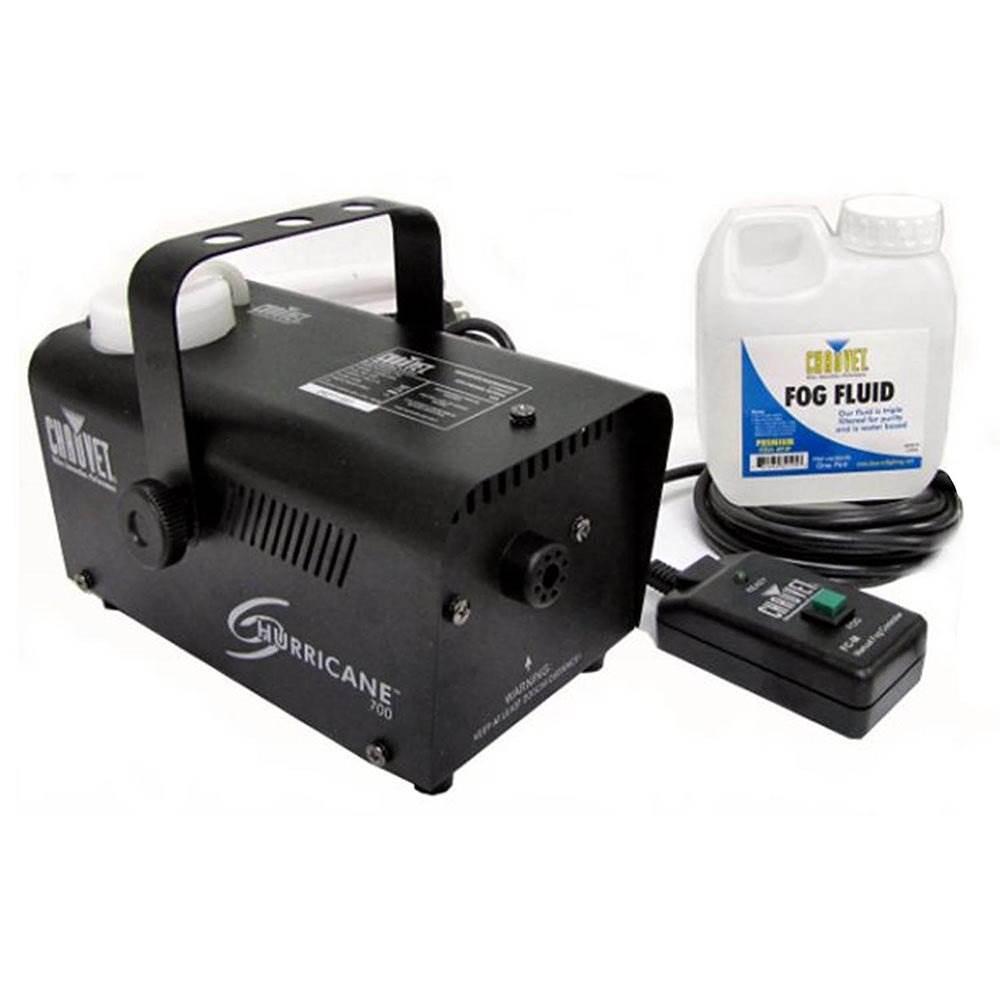 Chauvet DJ Hurricane Haze 2D & Hurricane Pro Fog Machines w/ Fog Fluid & Remotes