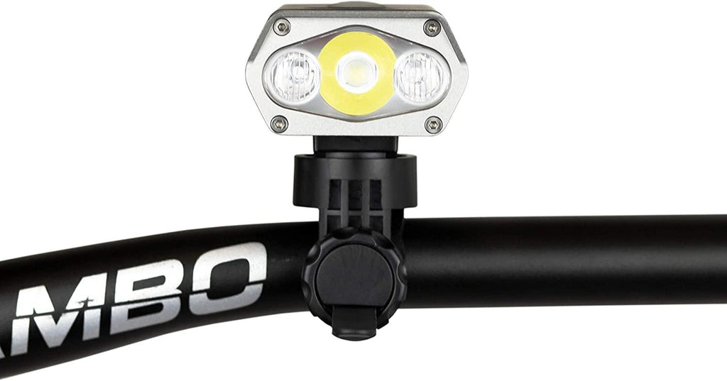 Rambo Bikes Pro Hunter Ultra Bright Flashlight Accessory, Black, Universal Fit