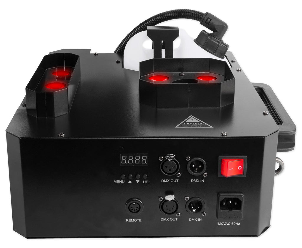 Chauvet DJ GEYSER P7 DMX Fog Machine RGBA+UV LED Effects+Remote+DMX Controller