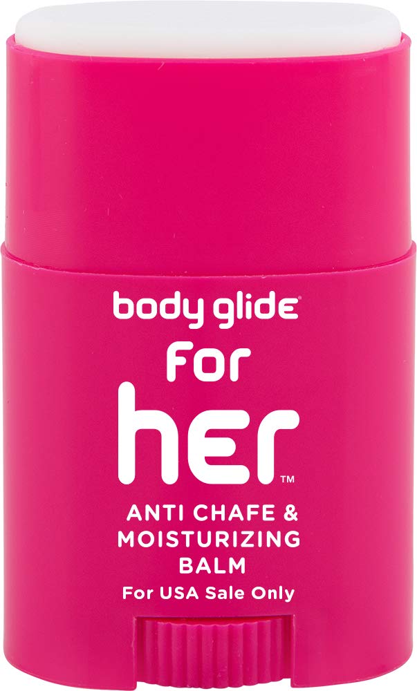 BodyGlide For Her Anti Chafe Balm, 0.8oz &amp; HeatnBond Hem Iron-On Adhesive, Super Weight, 3/4 Inch x 8 Yards, White