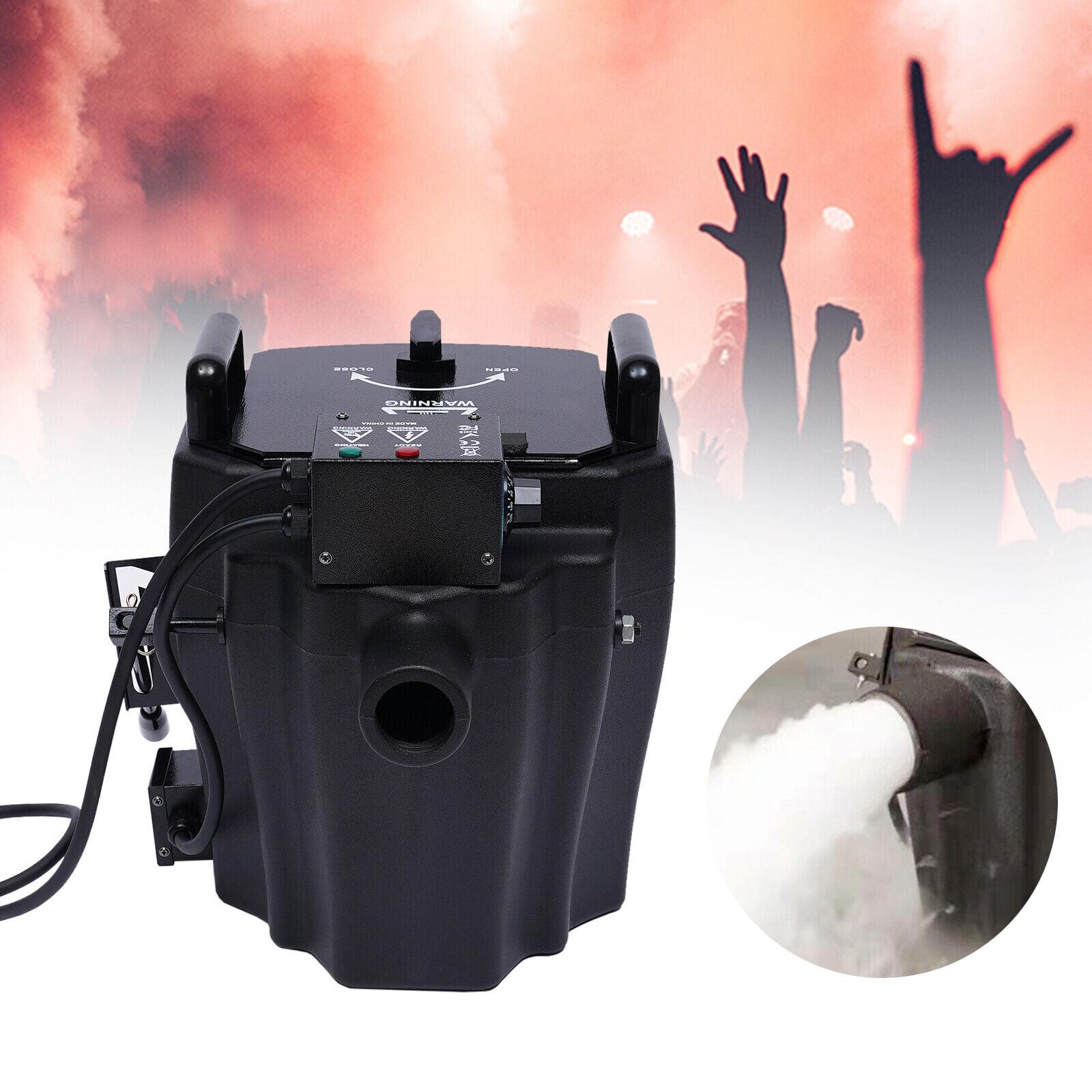 Anqidi 3500W DJ StaEffect Dry Ice Machine Manual Black Plastic Low Smoke Machine for Wedding Party