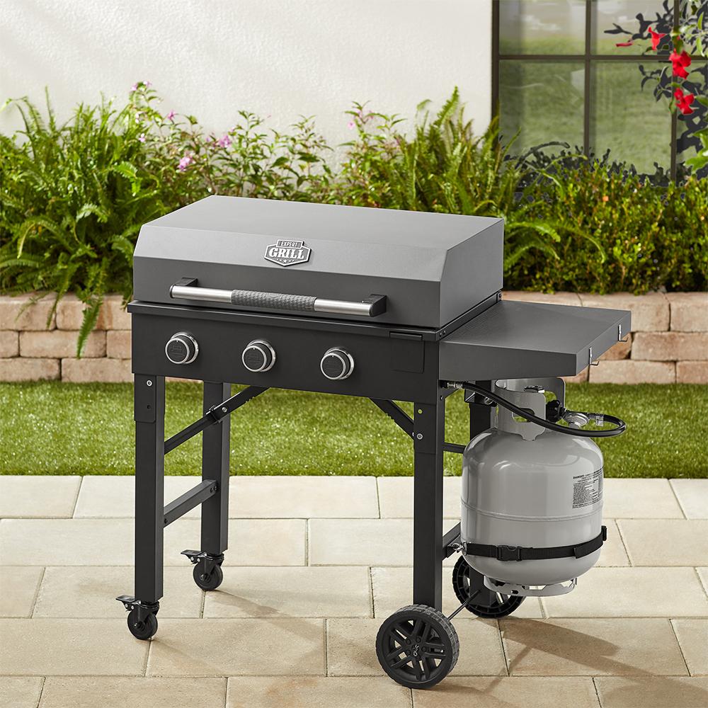 Grill CooBBQ Outdoor 28"  Portable Propane Flat Cook Top Burner Gas Griddle
