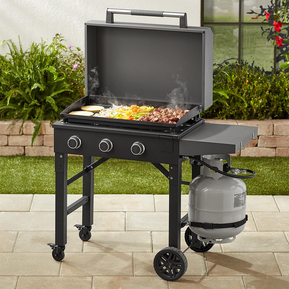 Grill CooBBQ Outdoor 28"  Portable Propane Flat Cook Top Burner Gas Griddle
