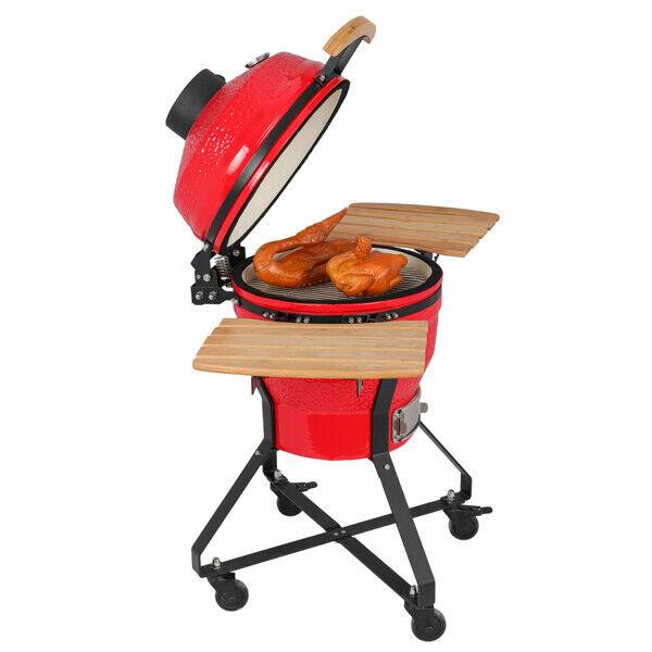 18 Inch Charcoal Grill Multiple CooSmoke Bake Roast For Courtyard Party US