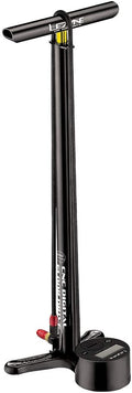 LEZYNE CNC Digital Drive Bicycle Floor Pump, Full CNC Alloy Very Durable, High Pressure 220 PSI, Presta & Schrader Compatible, 3.5" Digital Gauge, High-Performance Bike Pump