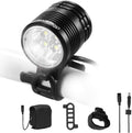 Cyclepartner Discovery-3000 4LED Ultra Powerful 3000 Lumens Mountain Bike Light for MTB with 8800mAh Battery Pack – Up to 7 Hours IP65 Waterproof