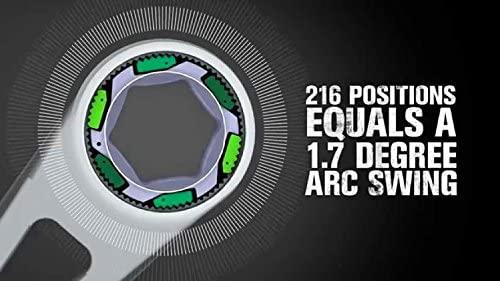 6PT X-frame Fractional Combination Wrench Set 7 pcs