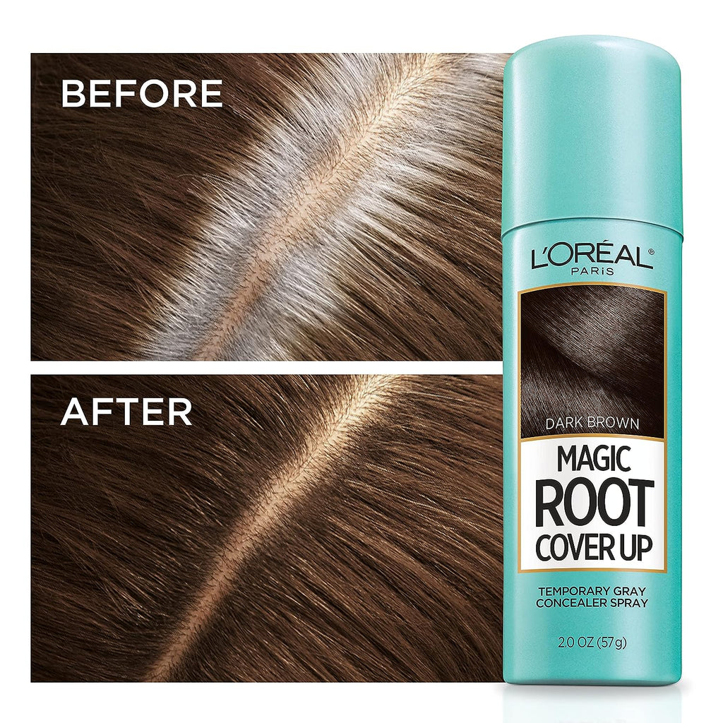 L'Oreal Paris Magic Root Cover Up Gray Concealer Spray Dark Blonde 2 oz.(Packaging May Vary)
