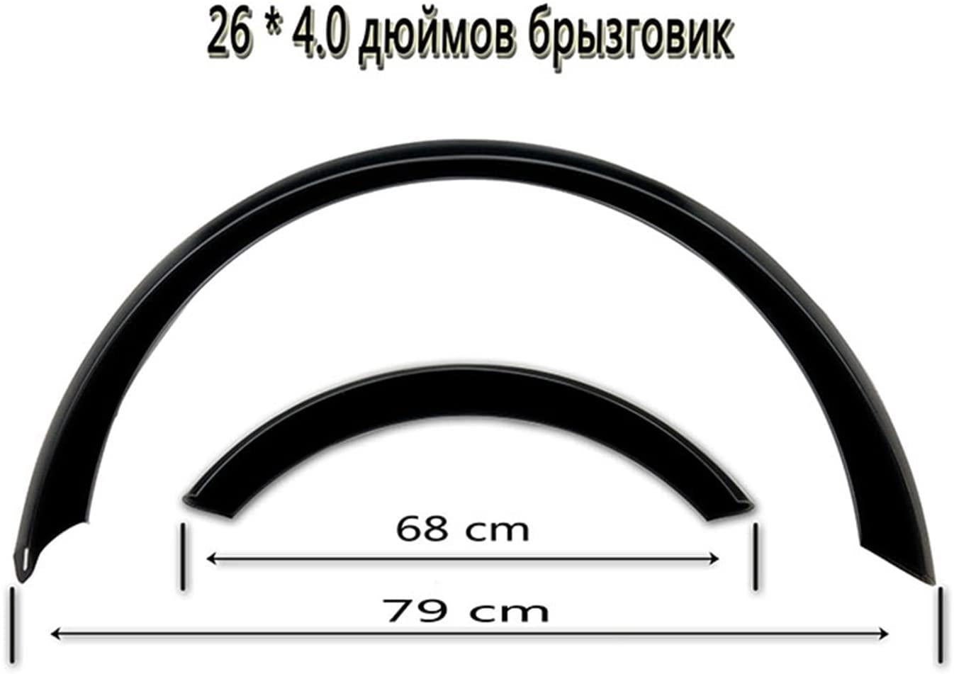 ZUZULI Bicycle Mudguard Bicycle Fender Snow Bike Flap 26 inch 4.0 Fat Bikes Accessories fenders Full Coverage Bicycle Front Rear Mud Fenders