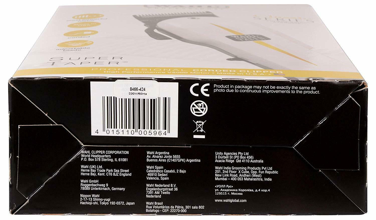 Original Wahl Professional Super Taper Professional Corded Clipper With Pen