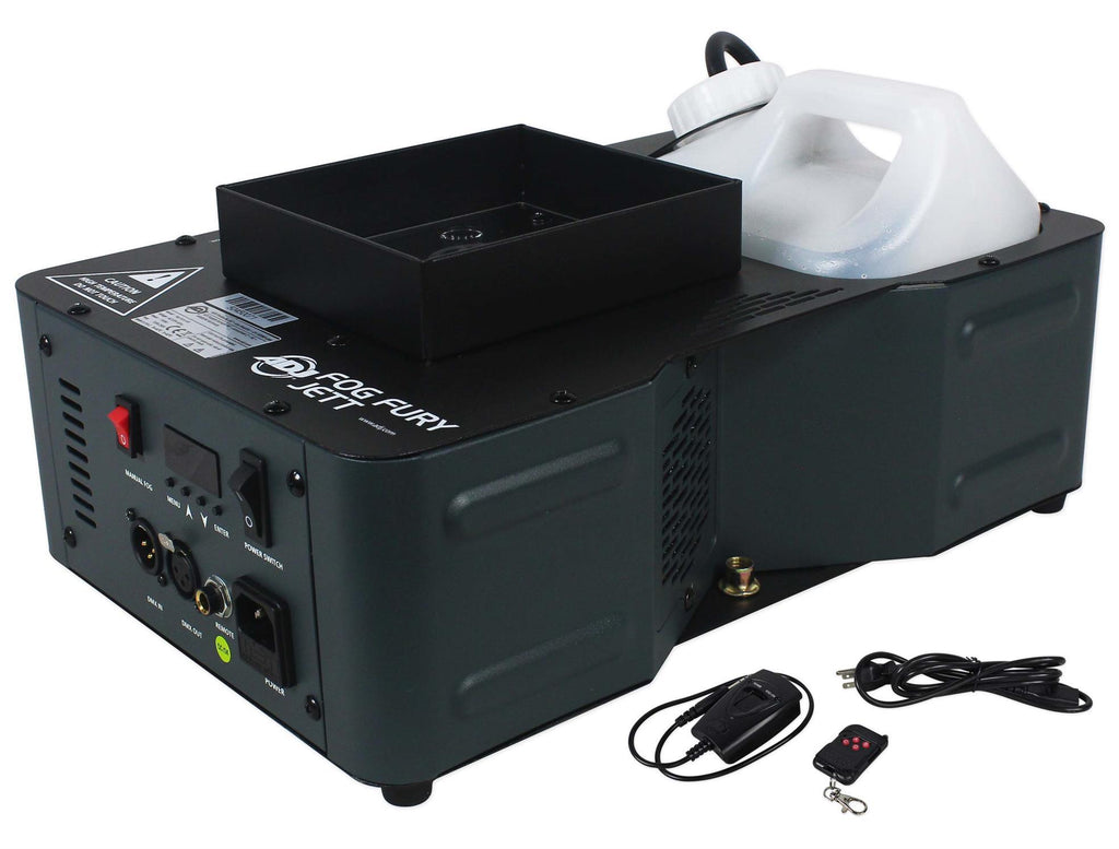 American DJ Fog Fury Jett 700W Vertical Fog Machine w/12 LED's+700 CFM Hazer