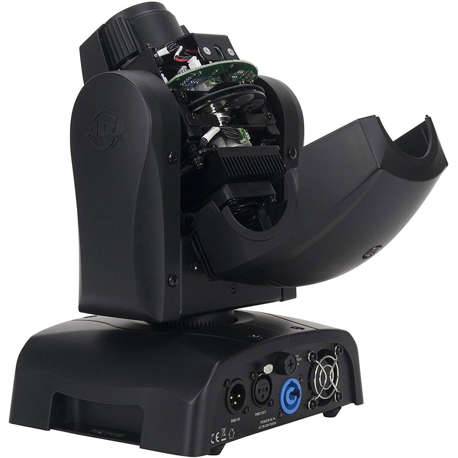 ADJ POCKET PRO 25W Mini Spot Moving Light w/ 7 Colors & Fog Machine & Fog Fluid