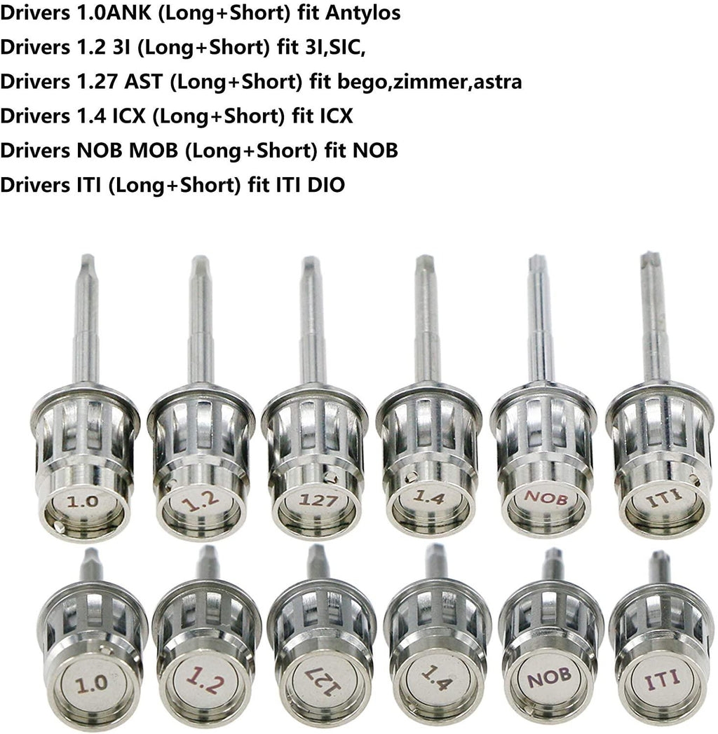 Dental Drivers Ratchet 10-70NCM Wrench Kits