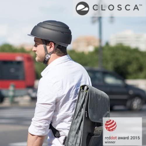 Closca Fuga Foldable Bicycle Helmet Black S-52.5~54.5cm For Kids