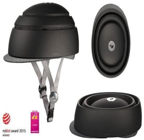 Closca Fuga Foldable Bicycle Helmet Black S-52.5~54.5cm For Kids