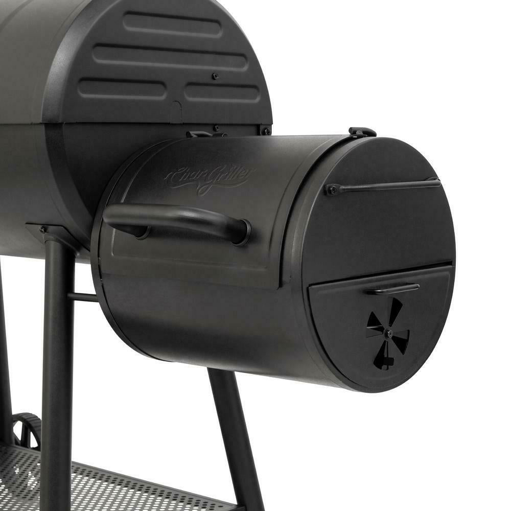 Offset Smoker Smokin' Champ Charcoal Black