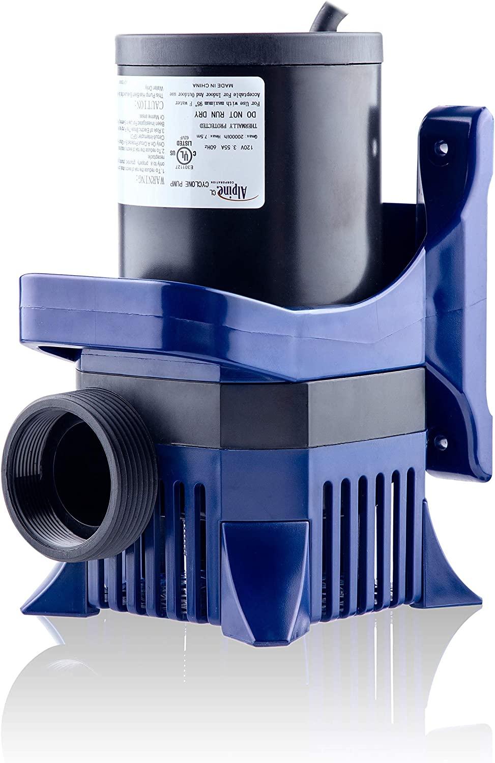 Alpine Cyclone 8000GPH Waterfall & Pond Pump 33ft Power Cord PAL8000