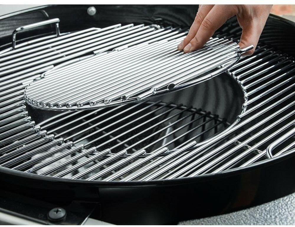 22 in. Performer Charcoal Grill Black -In Thermometer StoraRack