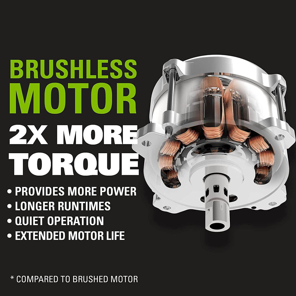 Greenworks 40V 21inch Cordless Brushless Lawn Mower, 5Ah Battery & Charger Included, LMF402