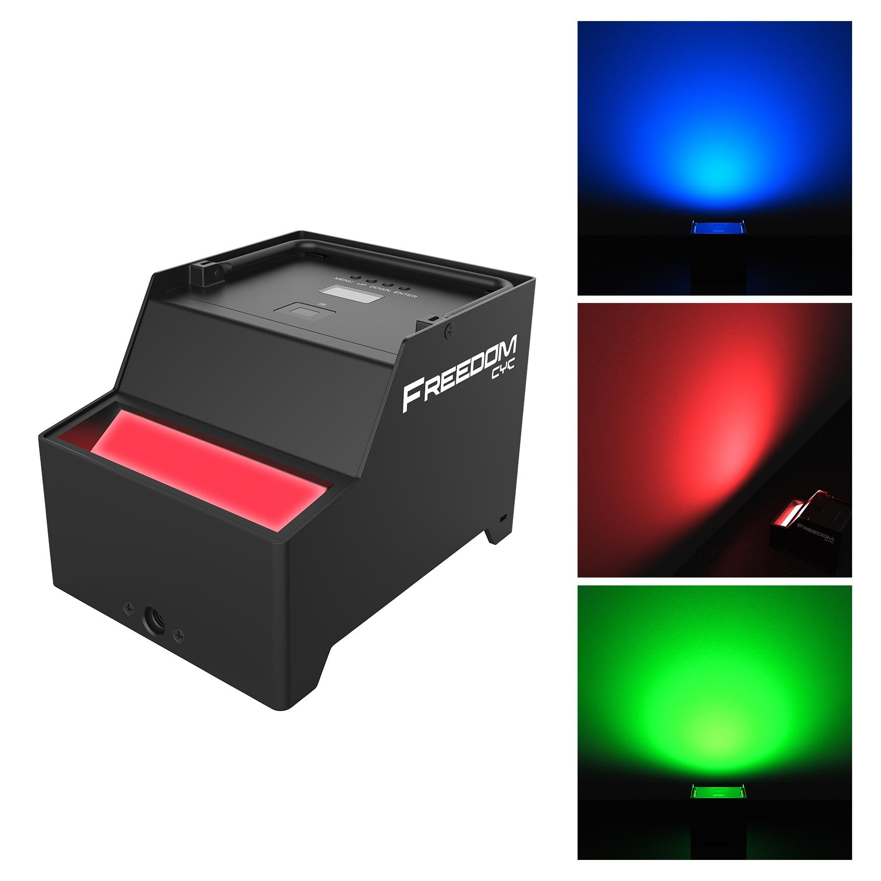 Chauvet DJ Freedom CYC Wireless Battery Wide Surface Wall Wash Up Light+Fogger