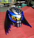 Helmet Art Thai HAT 111 Blue Custom Predator Motorcycle Helmet …